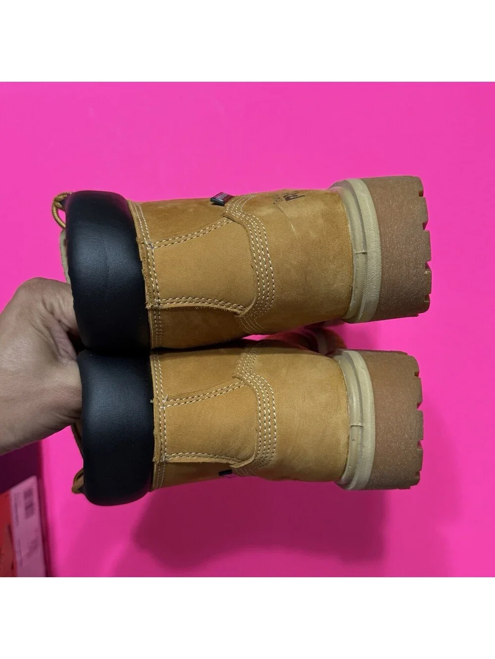 Timberland Pro Boots Direct Attach Soft Toe Work Wheat Waterproof Women’s 7
